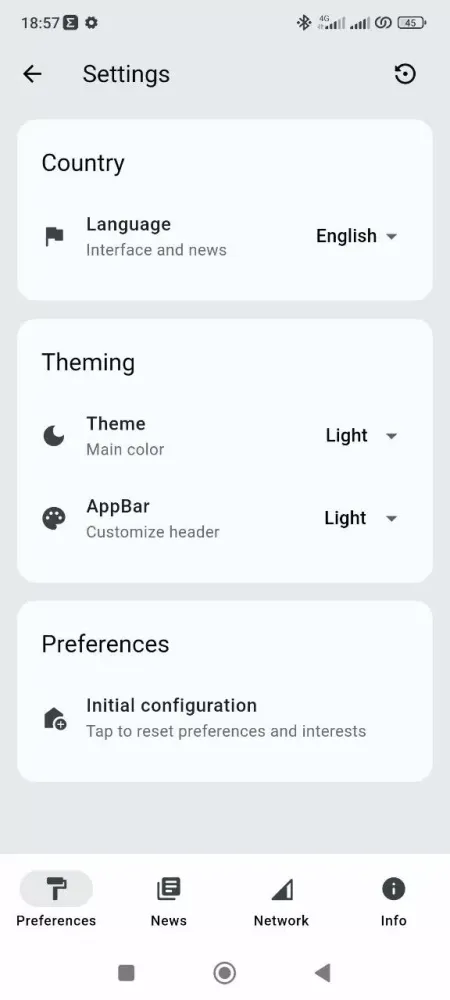 Aggregator News Screenshots