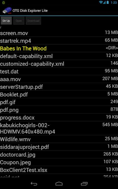 OTG Disk Explorer Lite Screenshots3