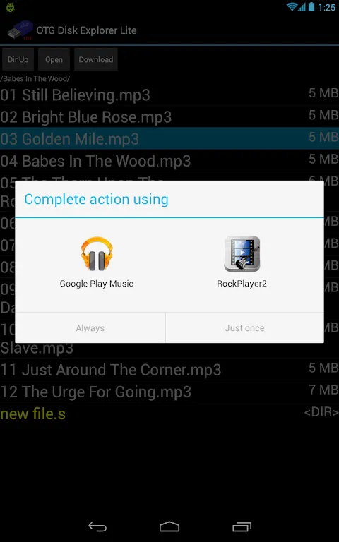 Screenshot di OTG Disk Explorer Lite