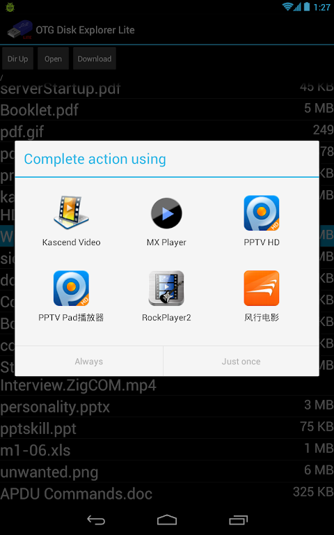 OTG Disk Explorer Lite Screenshots7