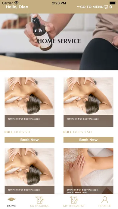 Capturas de tela do Anda Wellness