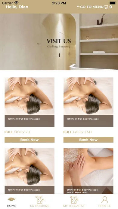 Capturas de tela do Anda Wellness