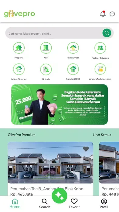Ảnh chụp màn hình của Giivepro, Jual Beli Sewa Rumah