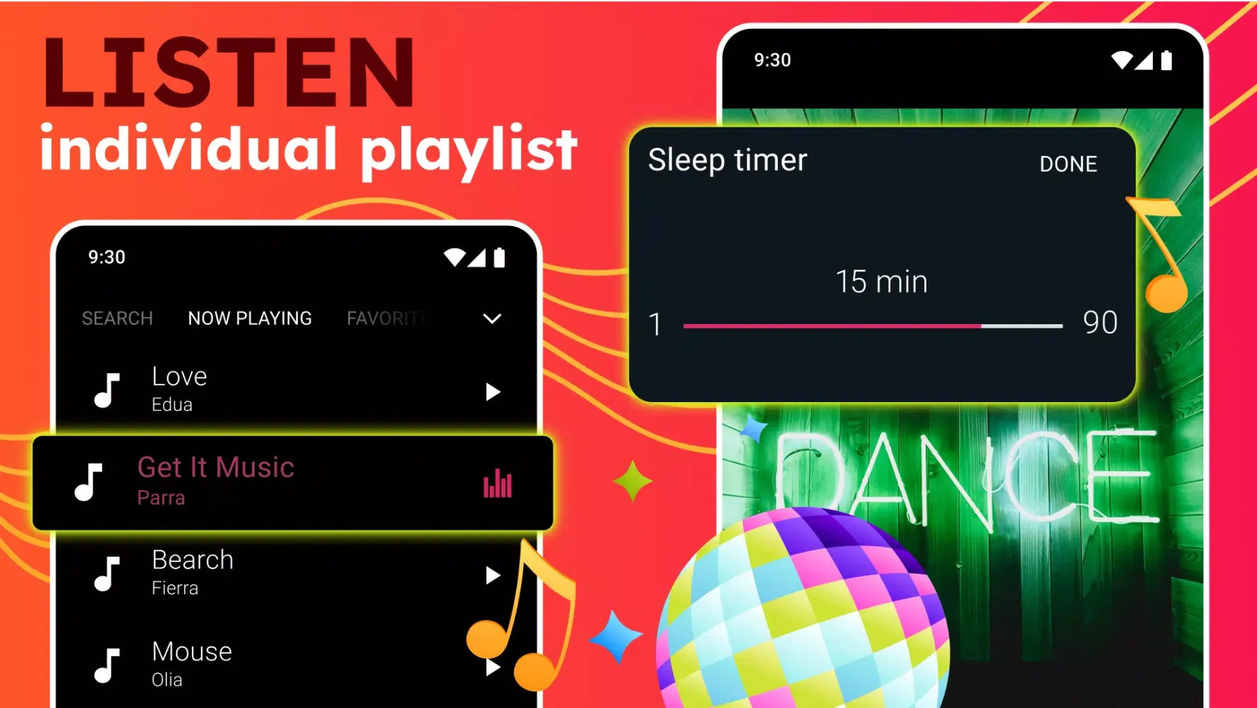Onemp Music Player Screenshots