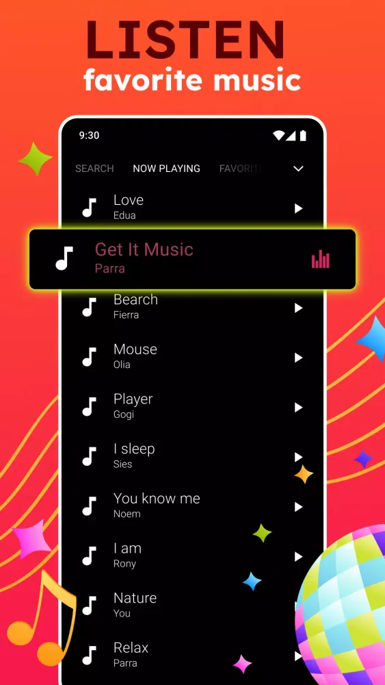 Onemp Music Player Screenshots