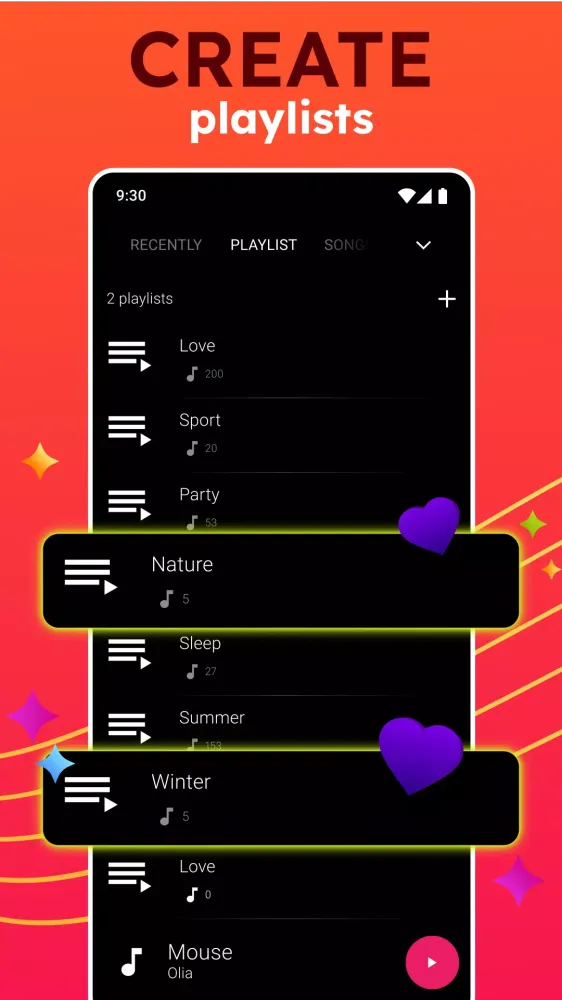 Onemp Music Player Screenshots