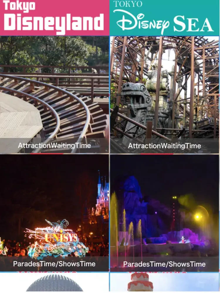 Zrzuty ekranu WaitTimesforTokyoDisneyResort iPad 