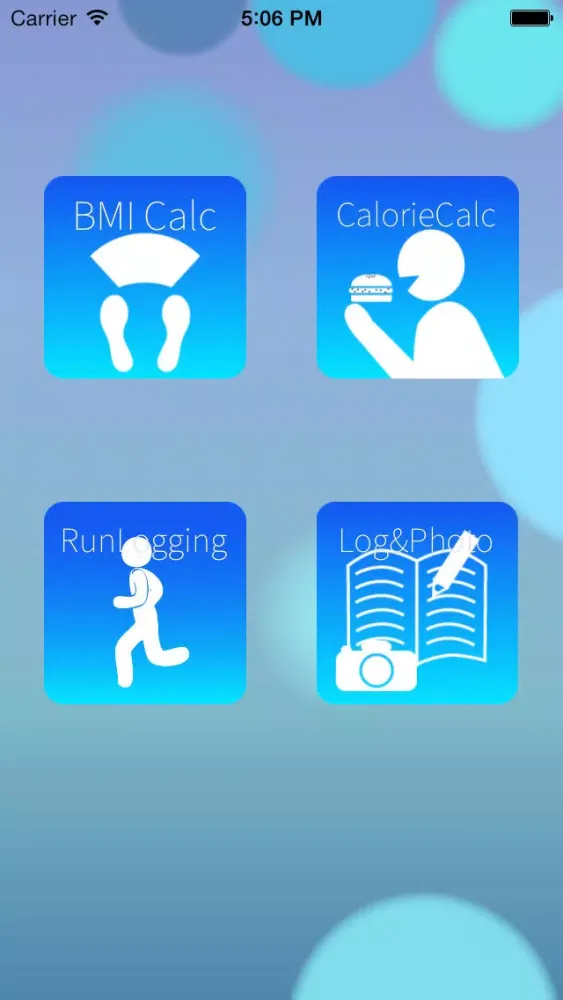 BMI / Calorie Calculator & Running Tracker for Diet Training Support with GIF animation | CalCalo Fitness Free Screenshots
