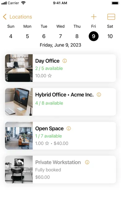 Скриншоты huna Works App