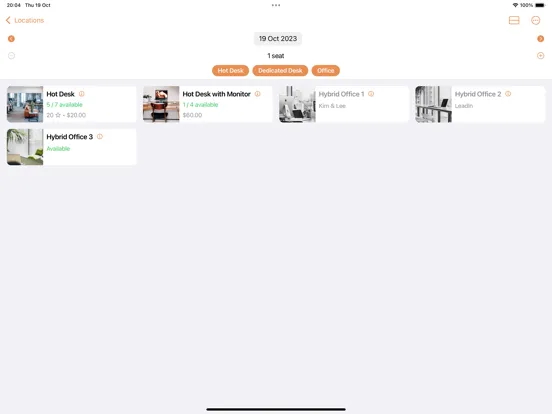 Capturas de pantalla de Zentral iPad 