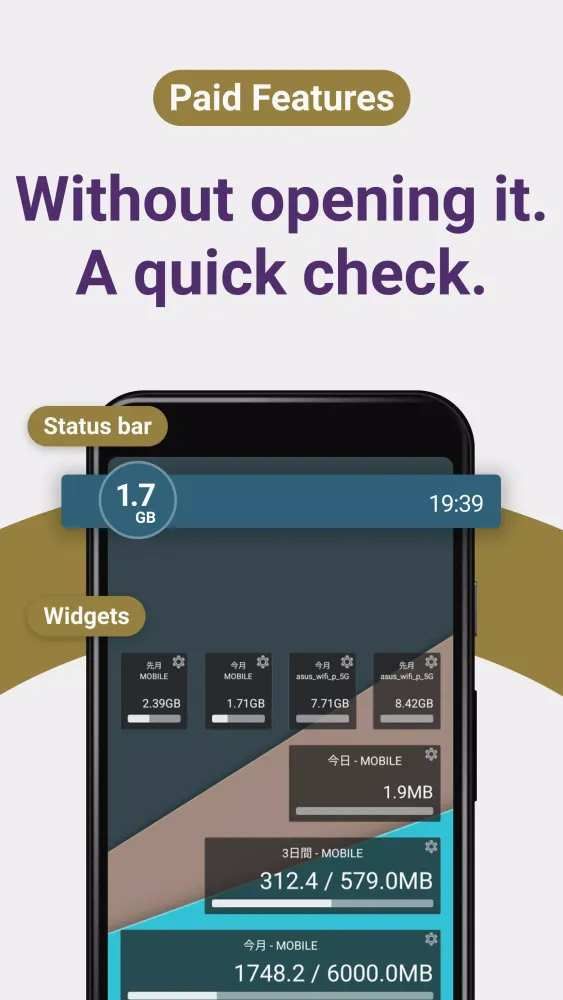 Zrzuty ekranu Data Usage Analyzer