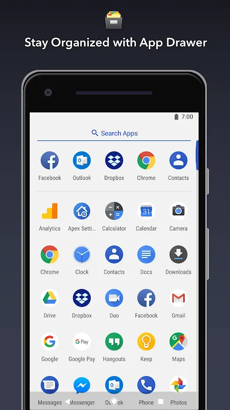 Capturas de pantalla de Apex Launcher
