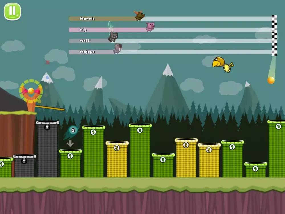 Zrzuty ekranu Animal Racing - 4 Players iPad 