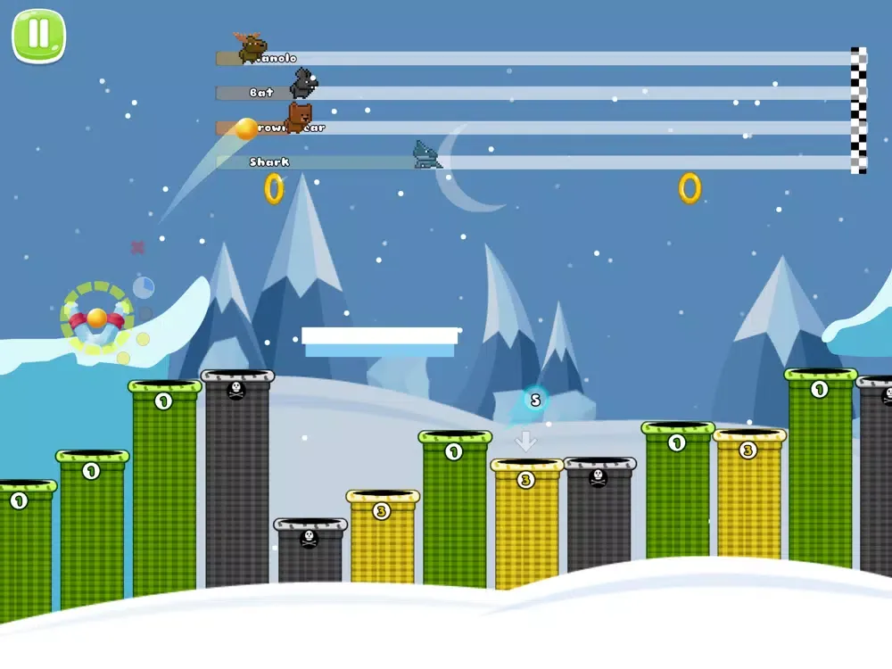 Zrzuty ekranu Animal Racing - 4 Players iPad 