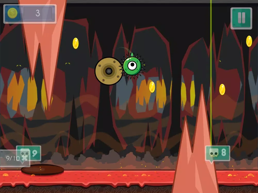 Sticky Runner - Floor is lava iPad  스크린샷