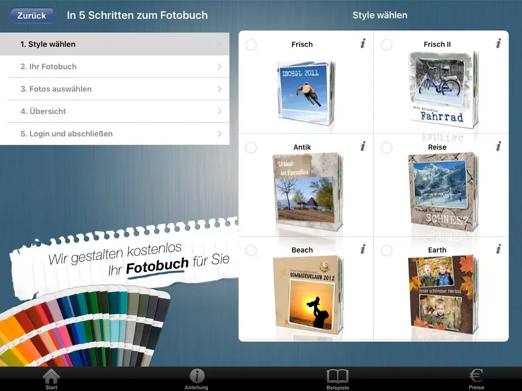 Pixpremium Fotobuch iPad 应用截图