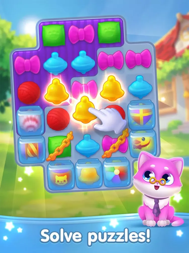 Tangkapan skrin Meowtime iPad 
