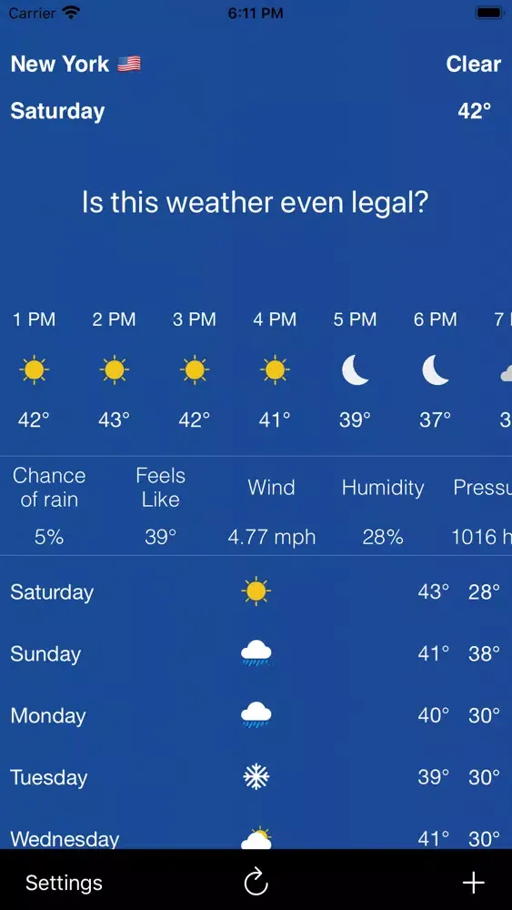 Troll Weather应用截图