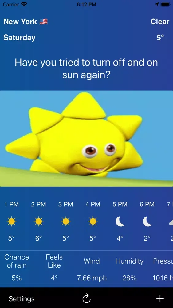 Troll Weather应用截图