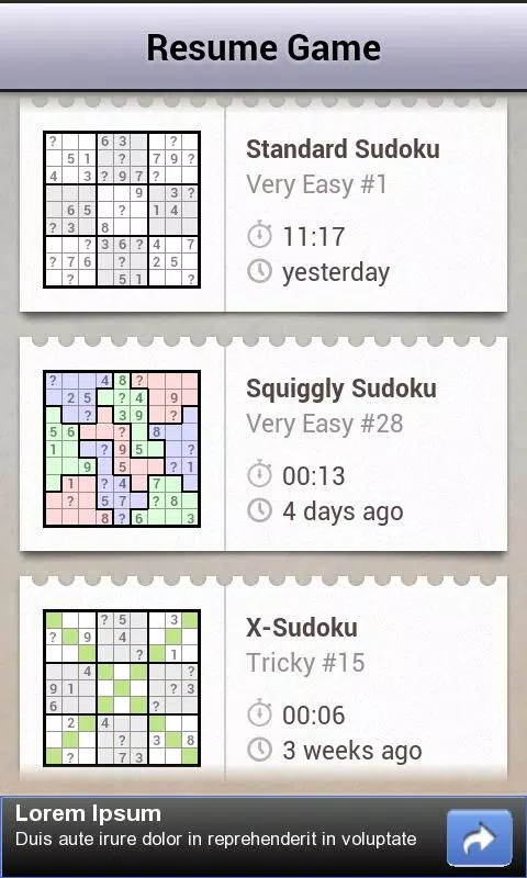Andoku Sudoku 2 Screenshots
