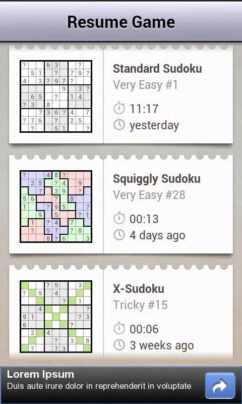Andoku Sudoku 2 스크린샷