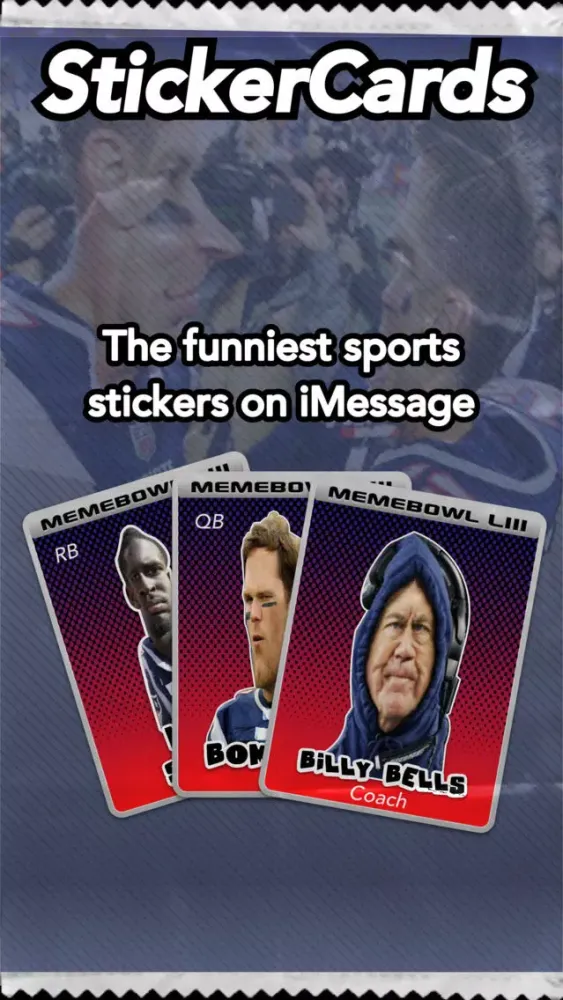 ภาพหน้าจอของ Stickercards - Memebowl 2019 ©