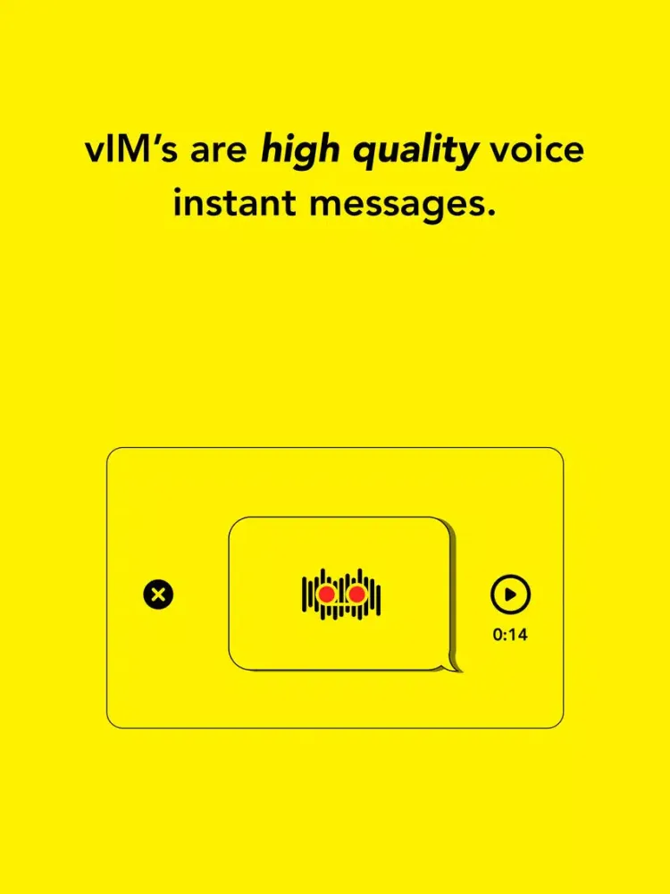 Zrzuty ekranu vIM - Voice Instant Messenger iPad 