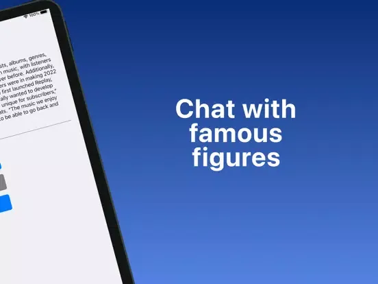 تصاویر FameTalk - AI Chat by Advisors iPad 