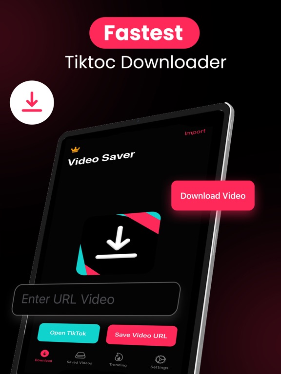 SnapTik - Tok Video Saver HD iPad  سکرین شاٹس