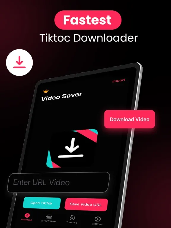 Captures d'écran de SnapTik - Tok Video Saver HD iPad 