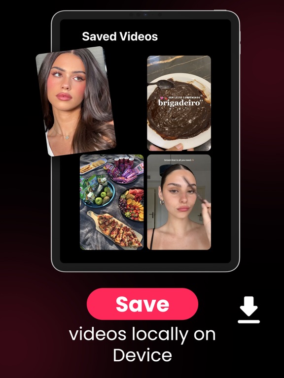 SnapTik - Tok Video Saver HD iPad  سکرین شاٹس