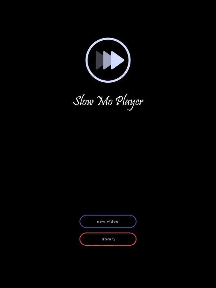 Tangkapan skrin Slow Mo Player iPad 