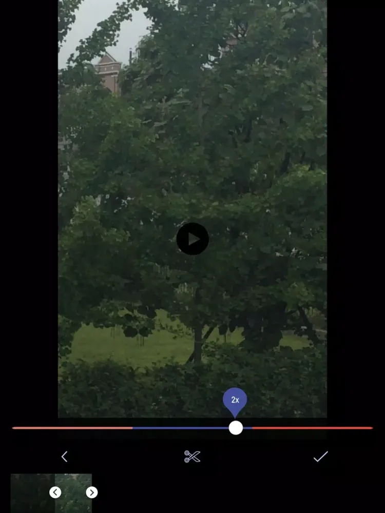Tangkapan skrin Slow Mo Player iPad 