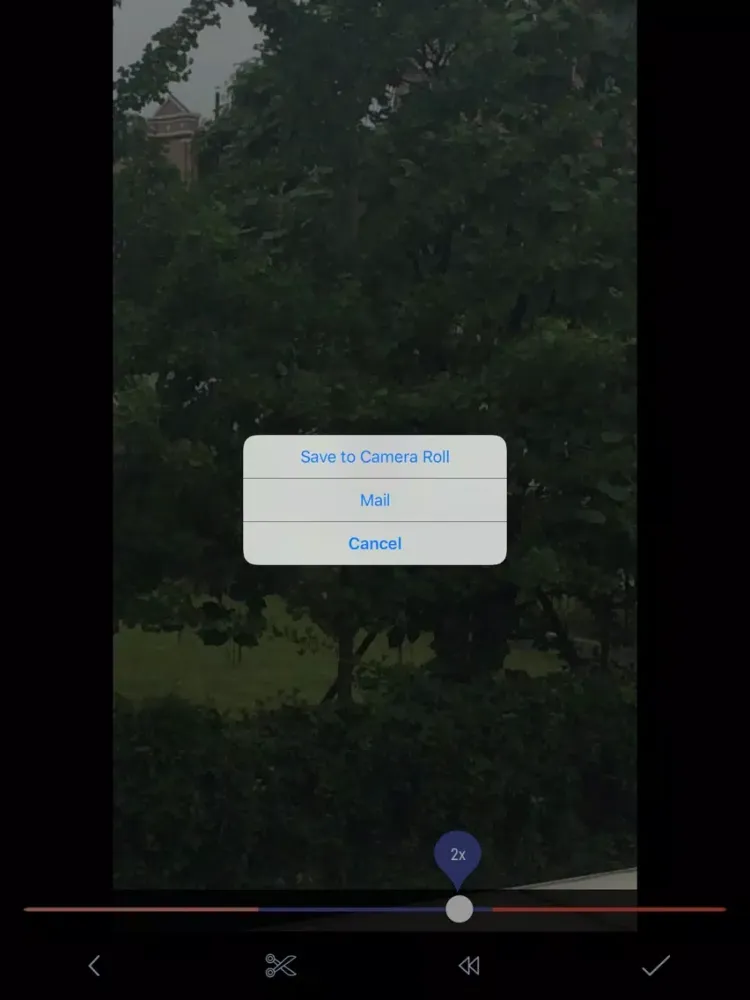 Tangkapan skrin Slow Mo Player iPad 