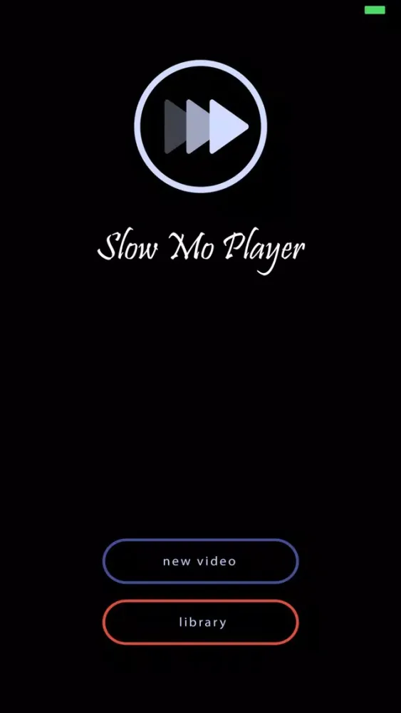 Tangkapan skrin Slow Mo Player