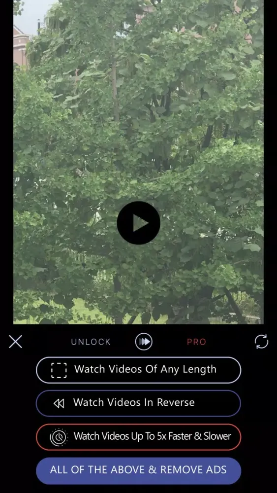 Tangkapan skrin Slow Mo Player