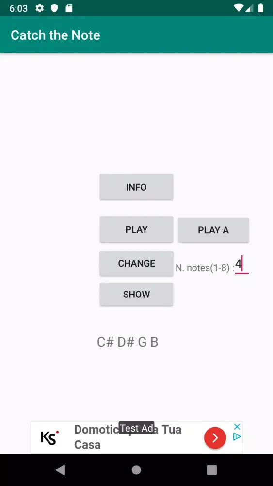Catch the Note Screenshots