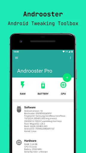تصاویر Androoster (Tweaking Toolbox)