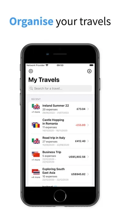 TravelBudget - Expense tracker Screenshots