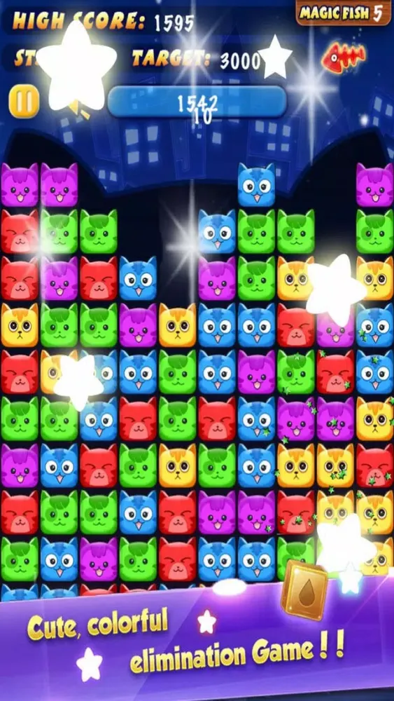 Cube Cat Poping Puzzle应用截图