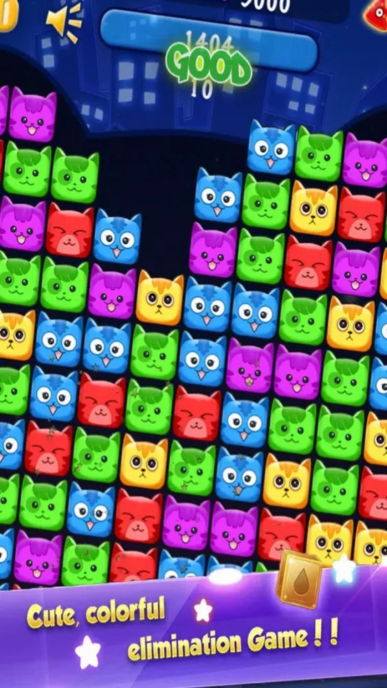 Cube Cat Poping Puzzle应用截图