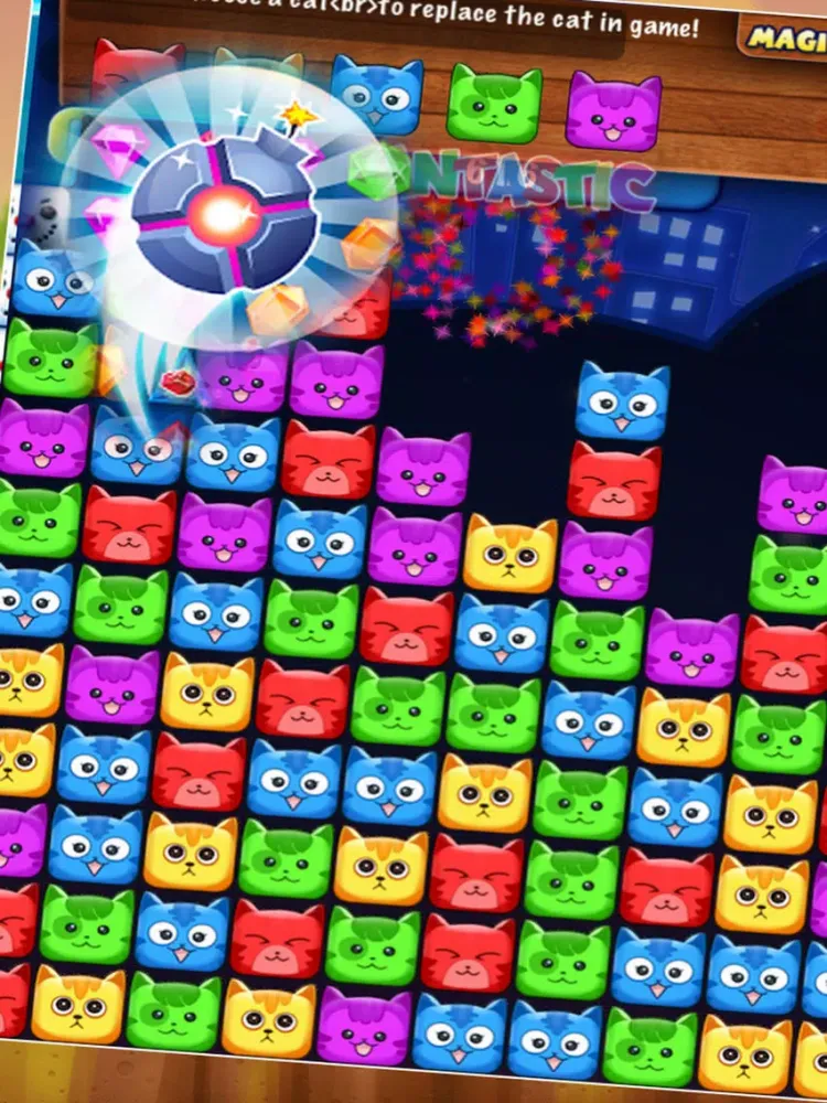 Capturas de pantalla de Pop Puzzle Cat iPad 