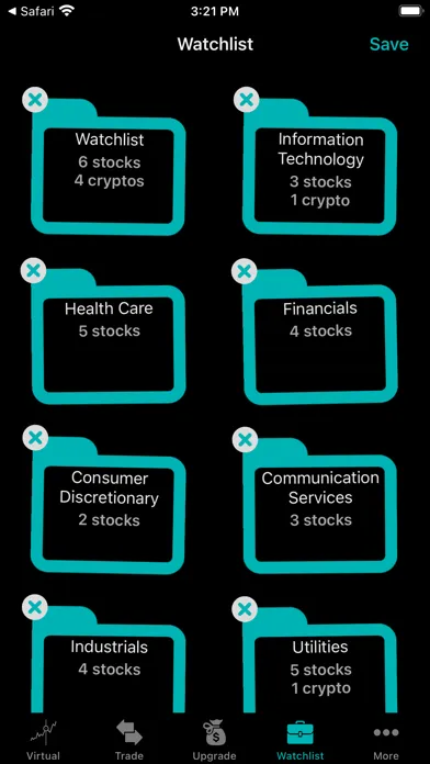 Investor Mobile Ekran Görüntüleri