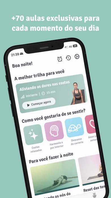 Capturas de pantalla de Aurea: Yoga em casa
