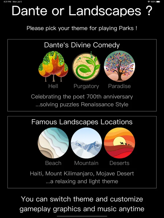 Parks Cantica ∞ iPad  স্ক্রিনশট