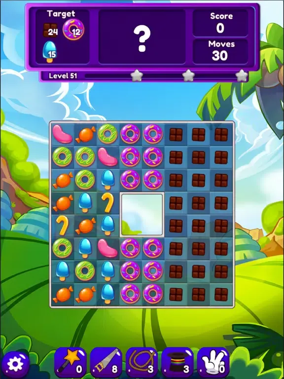 Sugar Sweets Magic Easter - Match 3 iPad  Screenshots