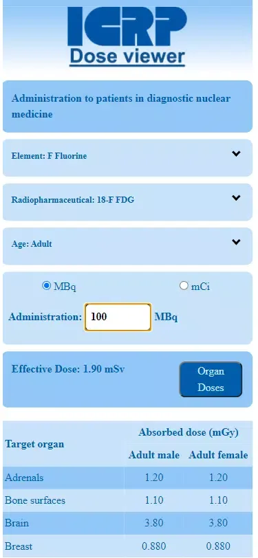 صور ICRP Dose Viewer