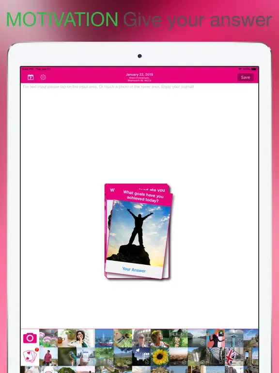 Zrzuty ekranu YourDay Journal für Evernote iPad 
