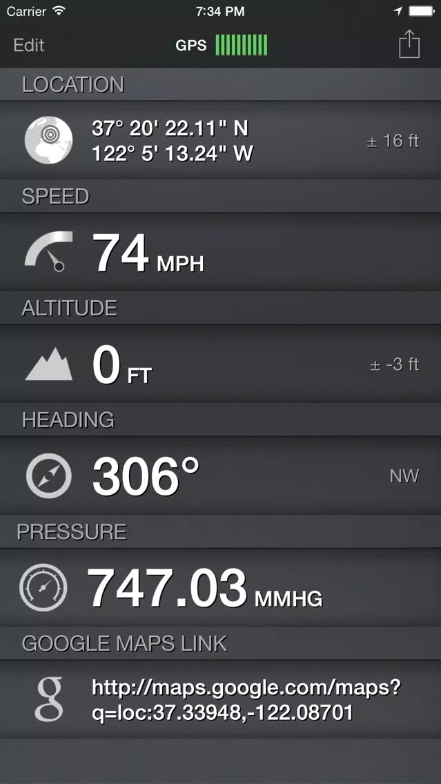 My Location - Share GPS Data スクリーンショット