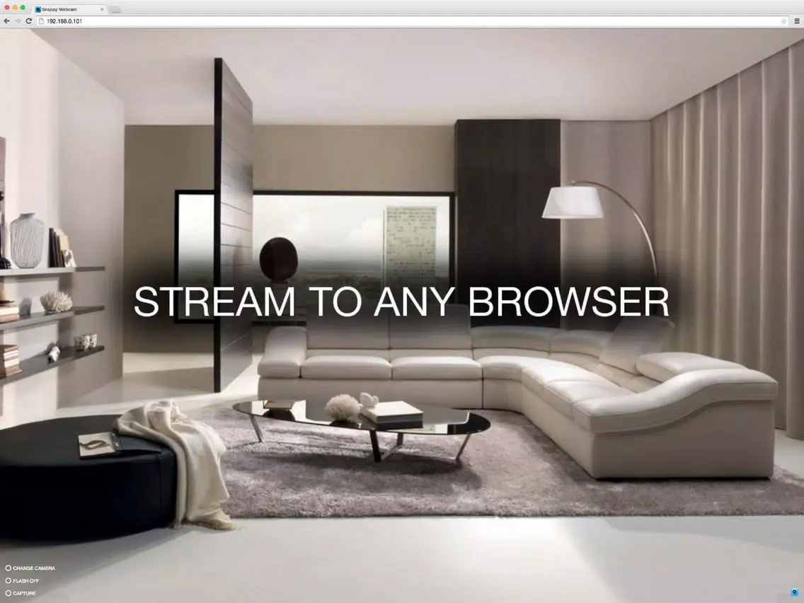 Capturas de tela do Snappy Webcam - Live camera iPad 